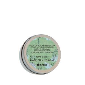 Davines This Is A Medium Hold Finishing Gum, Medium Hold Texture & Matte Finish – Dry Paste for Defined Styles – Workable & Remoldable, 2.54 Fl Oz