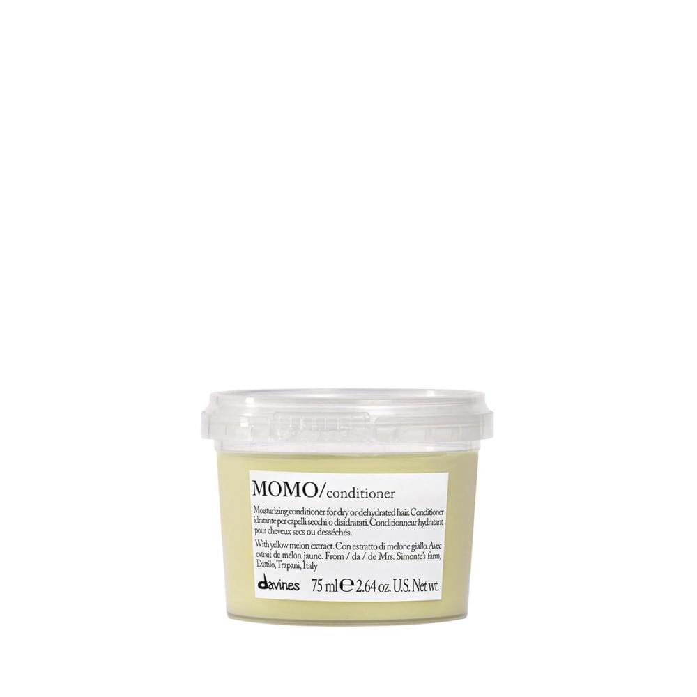 imageDavines MOMO Conditioner Moisturizing Untangling Formula for Dry and Dehydrated Hair Promoting Lasting Hydration Softness and Shine with Melon Extract Travel Size 254 Fl Oz