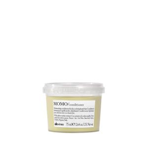 Davines MOMO Conditioner, Moisturizing Untangling Formula for Dry and Dehydrated Hair – Promoting Lasting Hydration, Softness, and Shine with Melon Extract, Travel Size, 2.54 Fl Oz