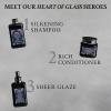 Davines Heart of Glass Silkening Shampoo for Blonde Care, Nourishing Protection for Natural Or Cosmetically Treated Hair(Bundle Set)