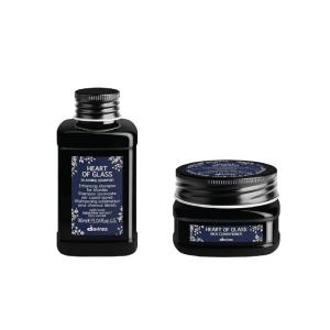 Davines Heart of Glass Silkening Shampoo for Blonde Care, Nourishing Protection for Natural Or Cosmetically Treated Hair(Bundle Set)