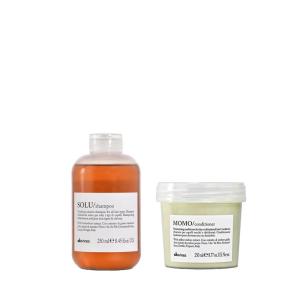 Davines SOLU Shampoo & MOMO Conditioner, 8.45 & 8.87 fl. oz.