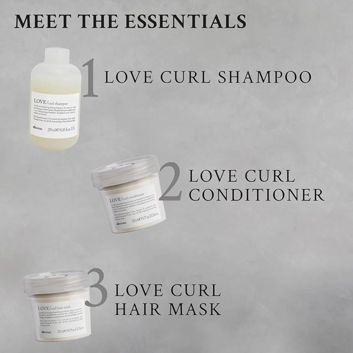 imageDavines LOVECurl Hair Mask Extra Nourishing amp Conditioning Treatment for Wavy to Curly Hair Deeply Hydrates amp Restores Elasticity Intense Softness for Workable Tamed CurlsOriginal