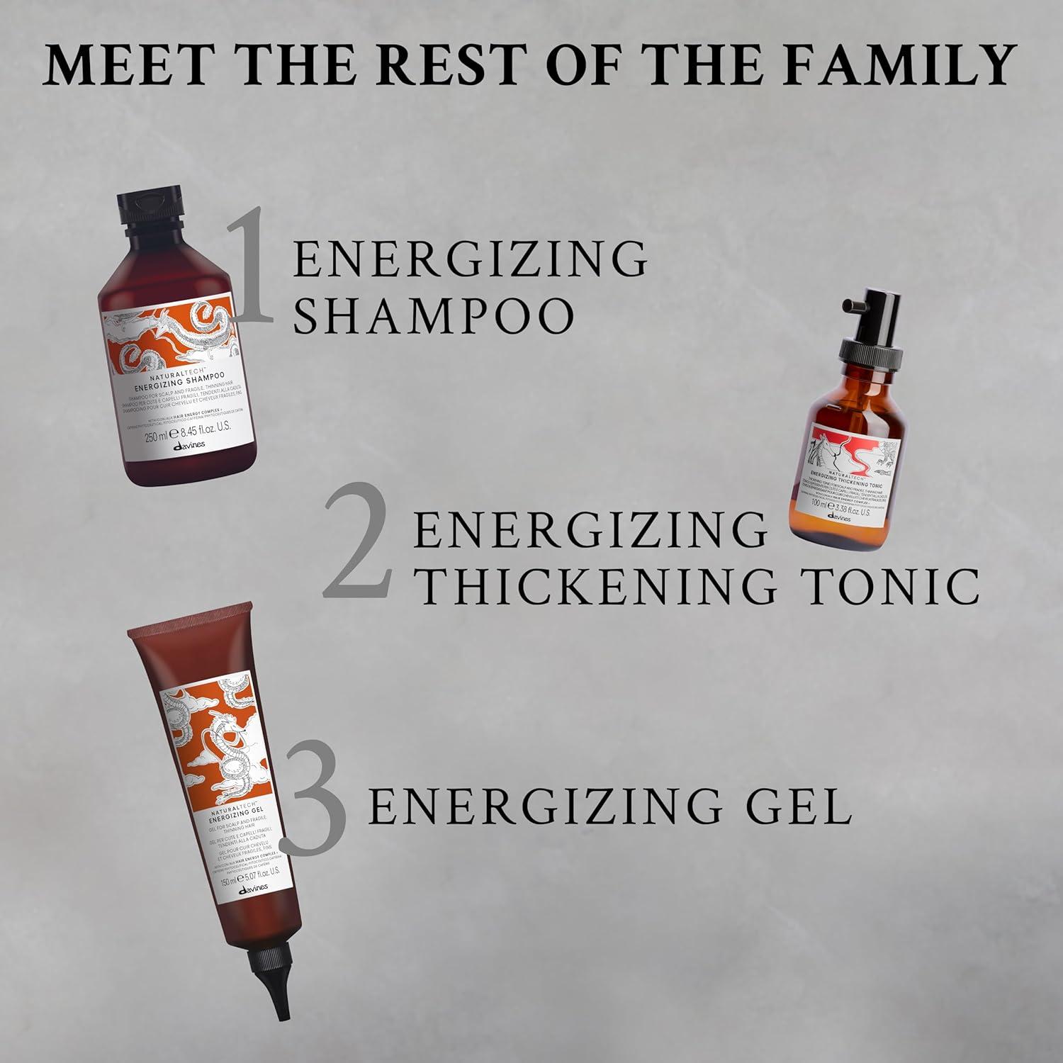 imageDavines Naturaltech ENERGIZING Shampoo amp REPLUMPING Conditioner Gentle Cleansing for Fragile Hair Protect Revitalize amp Energize The Scalp Moisturize amp Detangle 845 fl oz amp 507 fl oz