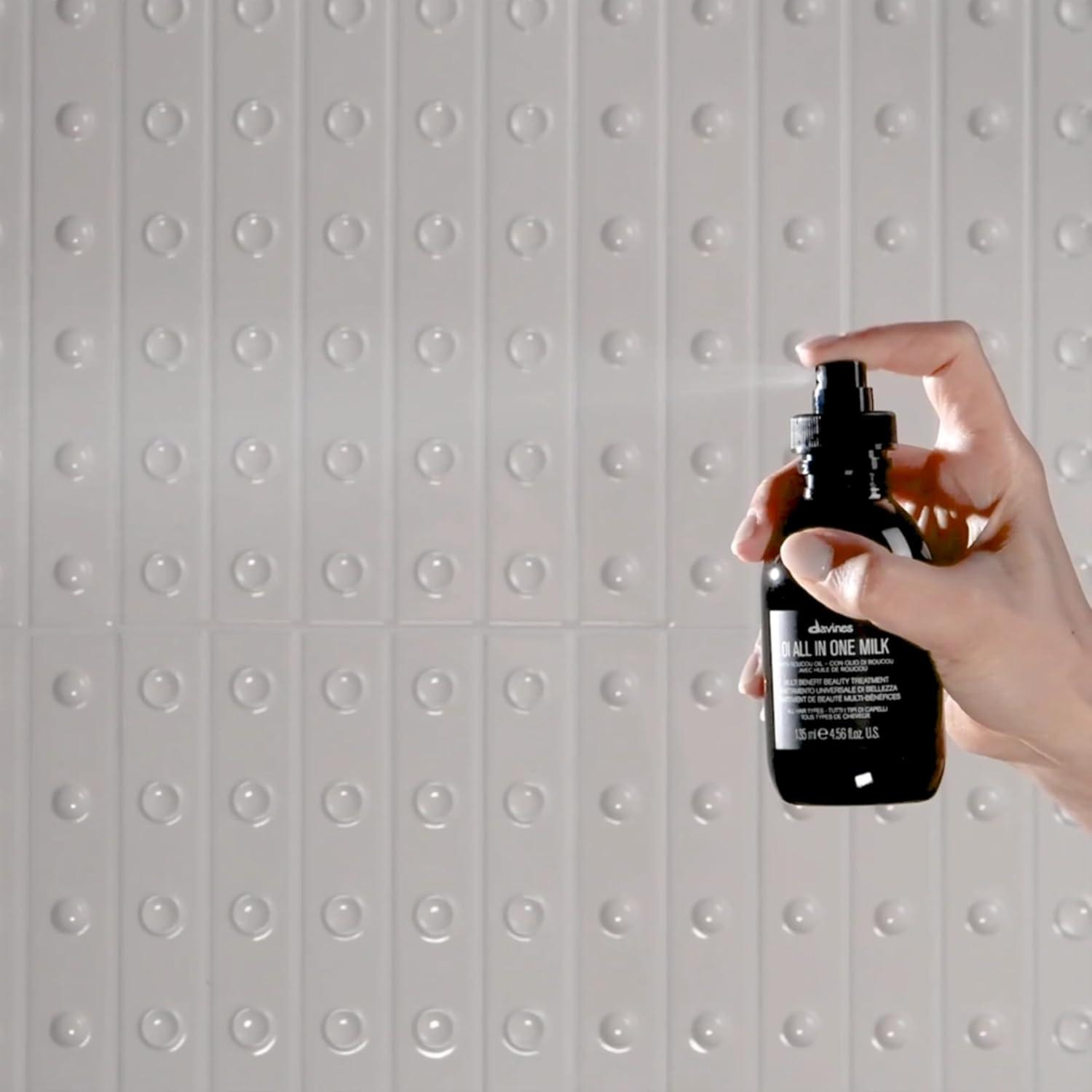imageDavines OI All In One Milk Hair Leavein Conditioner MultiFunction Spray Treatment Detangles Controls Frizz amp Heat Protectant Weightless Antioxidant Roucou Oil FormulaOI Trio Bundle