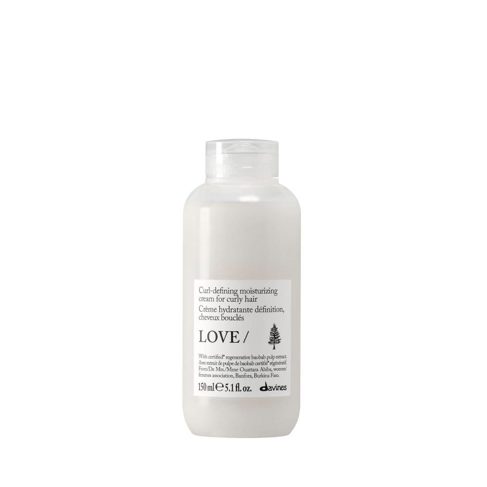 imageDavines LOVECurl Hair Cream Lightweight LeaveOn Serum for Wavy and Curly Hair Defines Curls for Better Softness amp Shine without Leaving Residue with Baobab PulpEnhanced