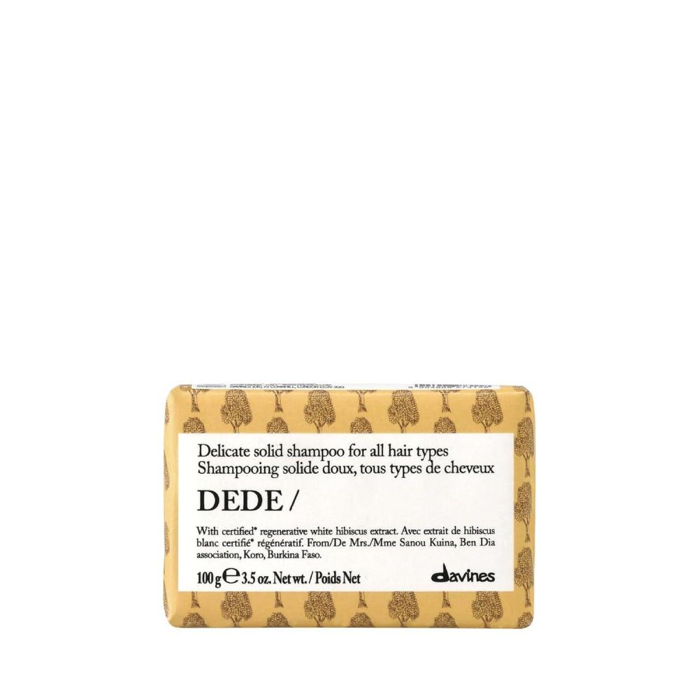 imageDavines Shampoo Bar Practical Compact Solid Texture Turns into Rich Creamy Foam Travel SizeEnhanced