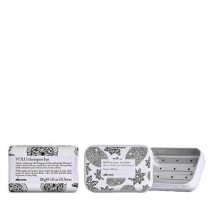 Bundle of Davines VOLU Shampoo Bar, 100 g. + Davines Shampoo Bar Holder, 1 ct.