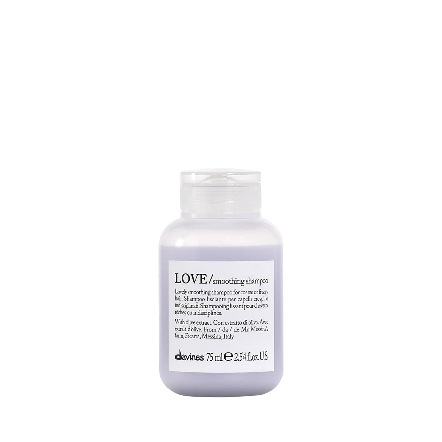 imageDavines LOVESmoothing Shampoo Gentle AntiFrizz Cleanser for Frizzy Coarse or Unruly Hair Promotes Straightening amp Shine Apple Pulp Formula for Soft Tamed amp Sleek StrandsOriginal