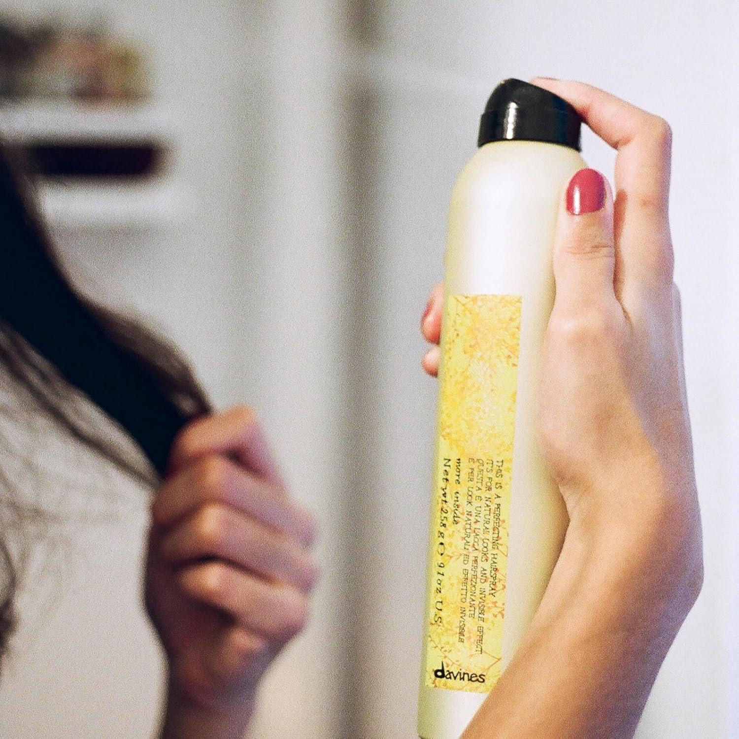 imageDavines This Is A Perfecting Hairspray Medium Hold Invisible Finish UltraFine Mist for Natural Movement No BuildUp or Residue 910 Fl Oz