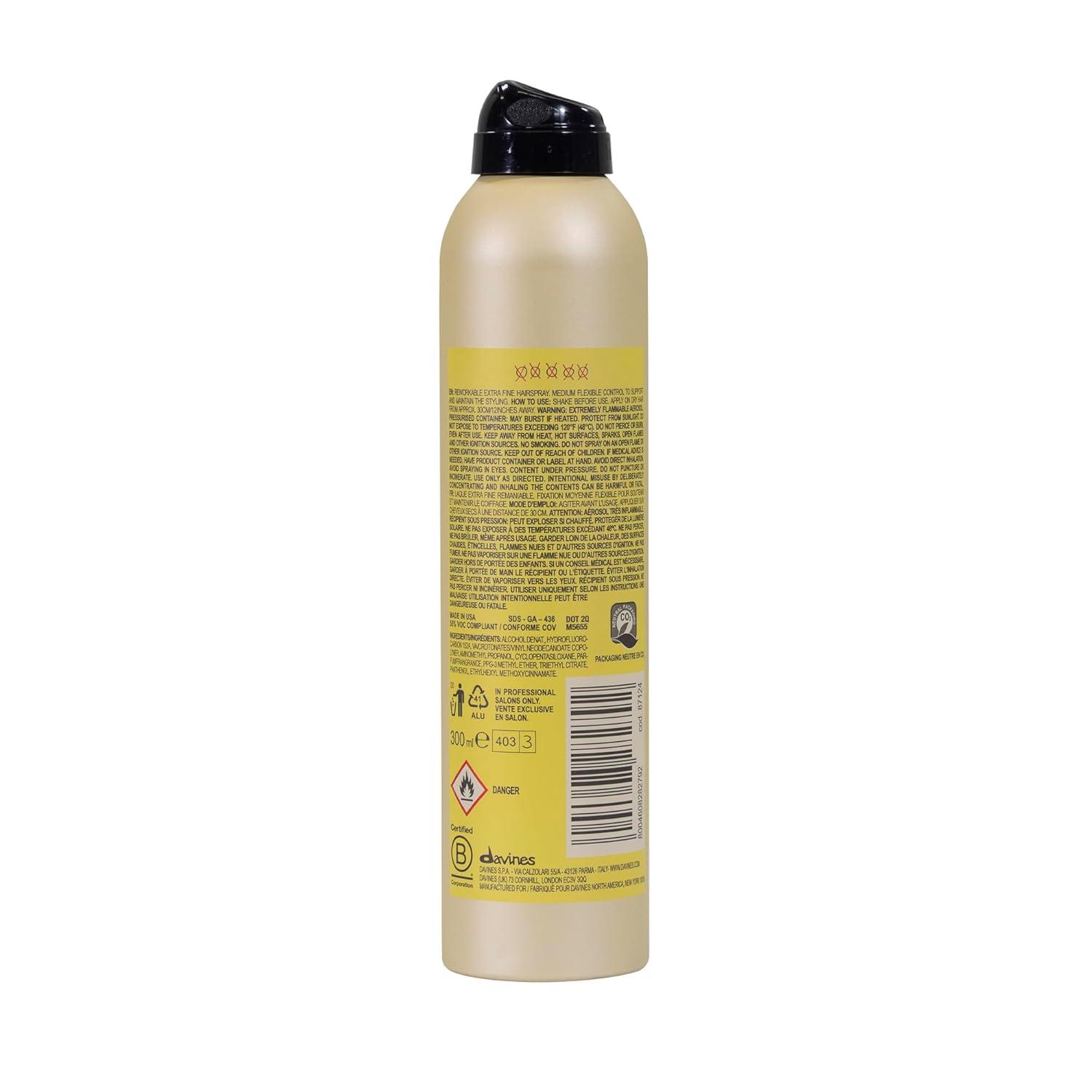 imageDavines This Is A Perfecting Hairspray Medium Hold Invisible Finish UltraFine Mist for Natural Movement No BuildUp or Residue 910 Fl Oz