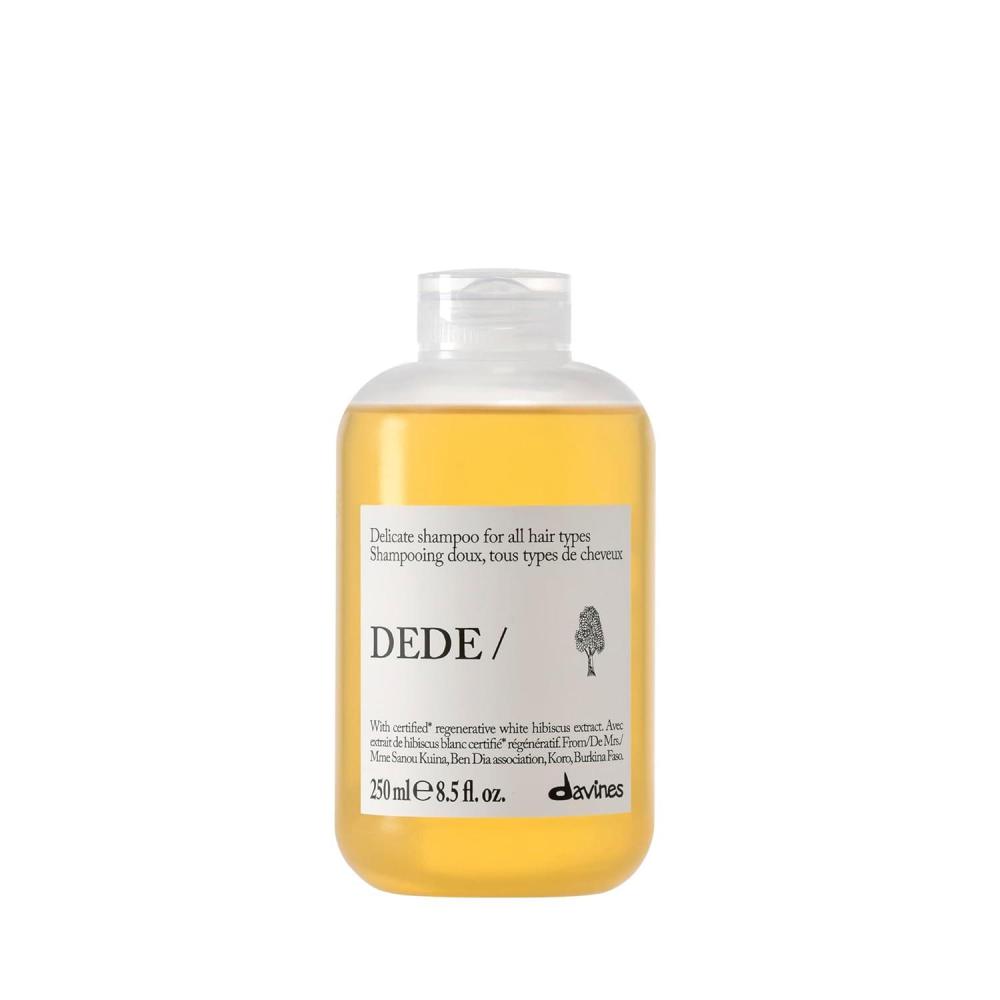 imageDavines DEDEShampoo Delicate Daily Cleanser for Fine amp Medium Hair Soft Lather Formula with White Hibiscus Gently Removes Impurities for Light Shiny amp Hydrated StrandsEnhanced