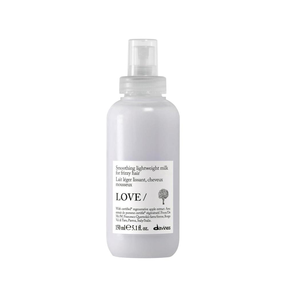 imageDavines LOVESmoother Hair Milk Taming LeaveOn AntiFrizz Formula for Wavy Unruly Coarse Hair Moisturizes amp Smooths Without Leaving Residues or Weighing Down with Olive ExtractEnhanced