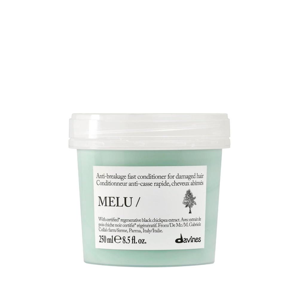 imageDavines MELUConditioner AntiBreakage amp Fortifying Formula for Long or Damaged Hair Smooths Split Ends with Black Chickpea Lightweight Treatment Strengthens StrandsEnhanced