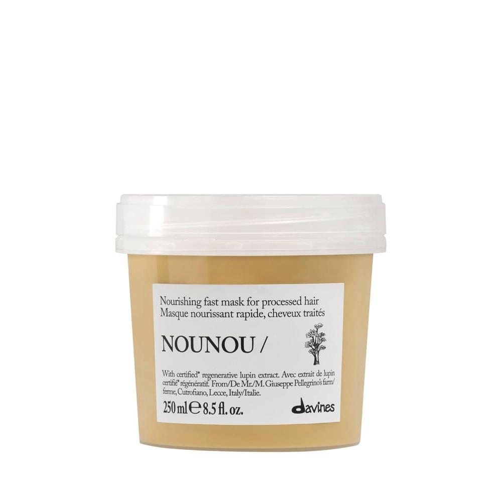 imageDavines NOUNOUHair Mask Intensive Repairing Treatment for Bleached Permed or Relaxed Hair  Deep Nourishment Restores Hydration amp Body  Weightless Care for Highly Processed StrandsEnhanced