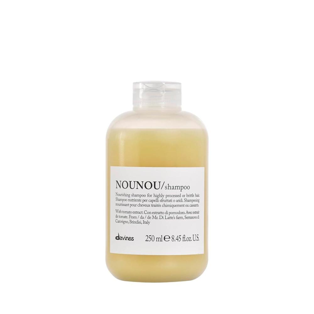 imageDavines NOUNOUShampoo Nourishing Cleanser for Damaged Processed or Brittle Hair Restores Natural Softness Shine amp Body with Lupin Hydrates Chemically Treated HairOriginal