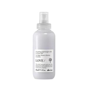 Davines LOVE/Smoother Hair Milk, Taming Leave-On Anti-Frizz Formula for Wavy, Unruly, Coarse Hair – Moisturizes & Smooths Without Leaving Residues or Weighing Down with Olive Extract(Enhanced)
