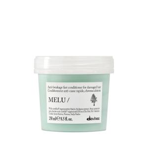 Davines MELU/Conditioner, Anti-Breakage & Fortifying Formula for Long or Damaged Hair – Smooths Split Ends with Black Chickpea – Lightweight Treatment Strengthens Strands(Enhanced)