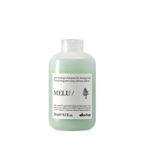 Davines MELU/Shampoo, Anti-Breakage Fortifying Cleanser for Long or Damaged Hair – Strengthens Strands & Adds Shine with Black Chickpea – Prevents Split Ends & Breakage(Enhanced)