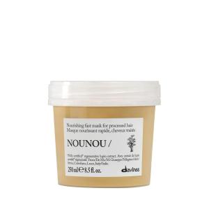 Davines NOUNOU/Hair Mask, Intensive Repairing Treatment for Bleached, Permed or Relaxed Hair – Deep Nourishment Restores Hydration & Body – Weightless Care for Highly Processed Strands(Enhanced)