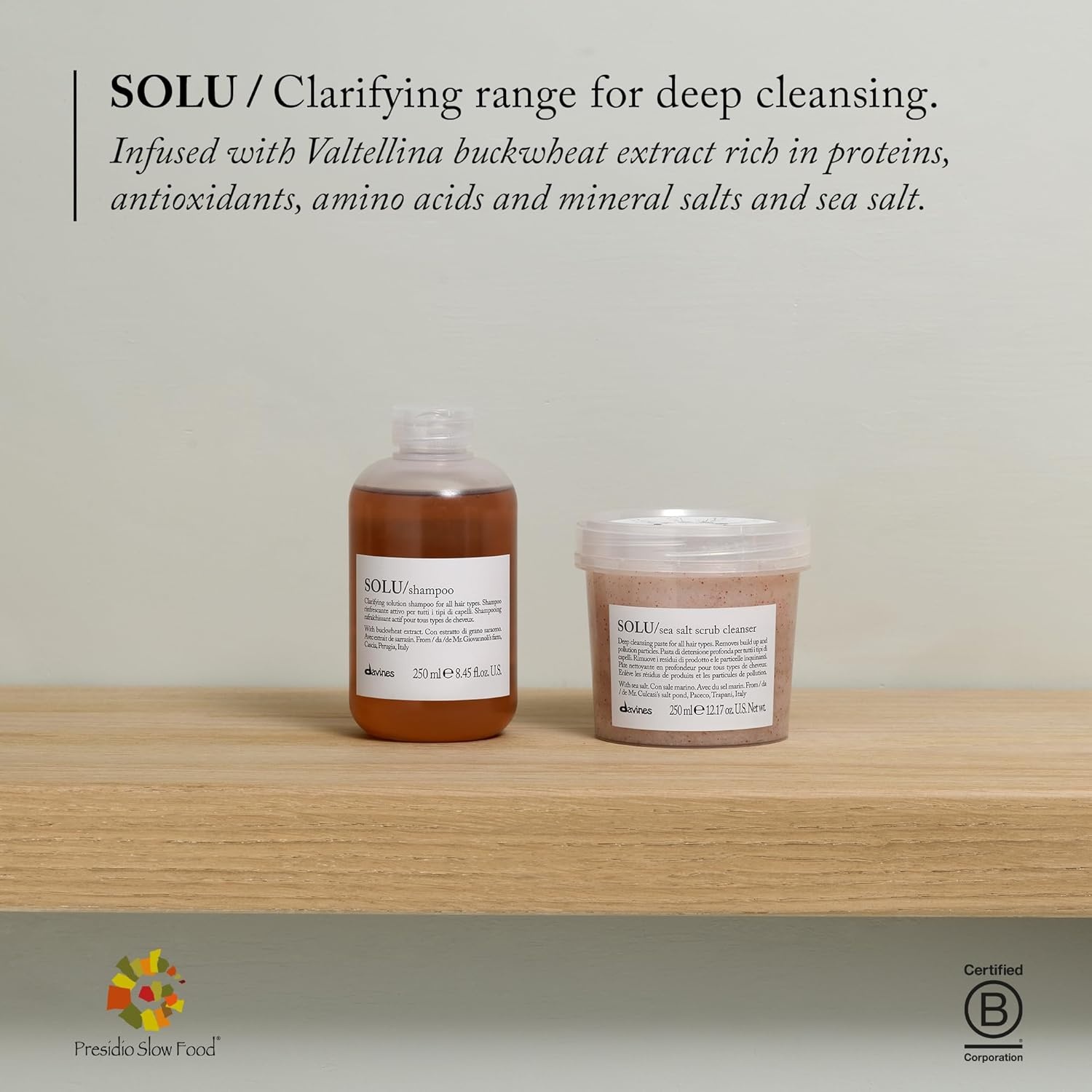 imageDavines SOLUSea Salt Scrub Cleanser Deep Clarifying Scalp Scrub Removes Product Buildup amp Pollution Particles Refreshes All Hair Types amp Textures Promotes Clean Light HairOriginal