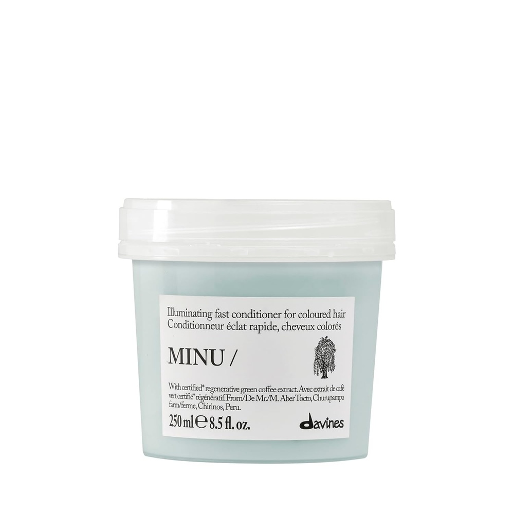 imageDavines MINUConditioner Illuminating Protective Formula for Color Treated Hair  Detangles amp Preserves Cosmetic Color with Green Coffee  Softens amp Adds Silky ShineEnhanced
