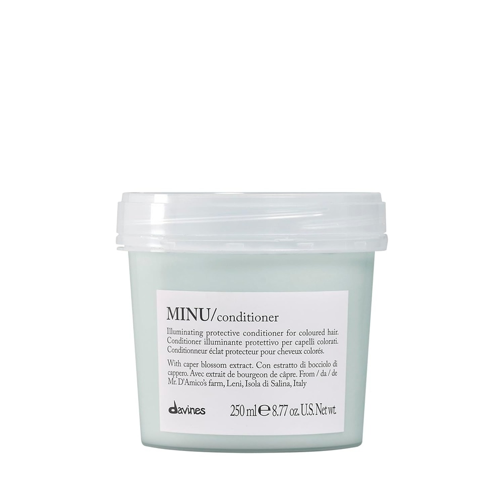imageDavines MINUConditioner Illuminating Protective Formula for Color Treated Hair  Detangles amp Preserves Cosmetic Color with Green Coffee  Softens amp Adds Silky ShineOriginal