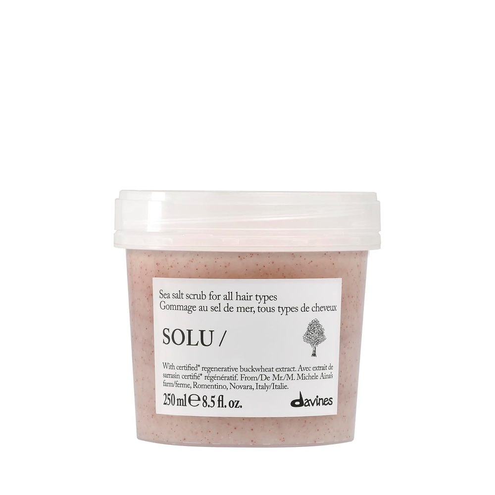 imageDavines SOLUSea Salt Scrub Cleanser Deep Clarifying Scalp Scrub  Removes Product Buildup amp Pollution Particles  Refreshes All Hair Types amp Textures  Promotes Clean Light HairEnhanced