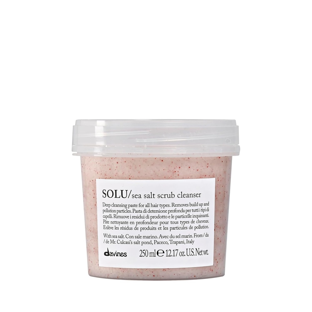 imageDavines SOLUSea Salt Scrub Cleanser Deep Clarifying Scalp Scrub Removes Product Buildup amp Pollution Particles Refreshes All Hair Types amp Textures Promotes Clean Light HairOriginal