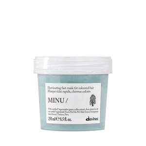 Davines MINU/Hair Mask, Deep Nourishing Treatment for Color Treated Hair – Illuminating & Restorative – Weightless Shine & Silky Feel with Green Coffee(Enhanced)