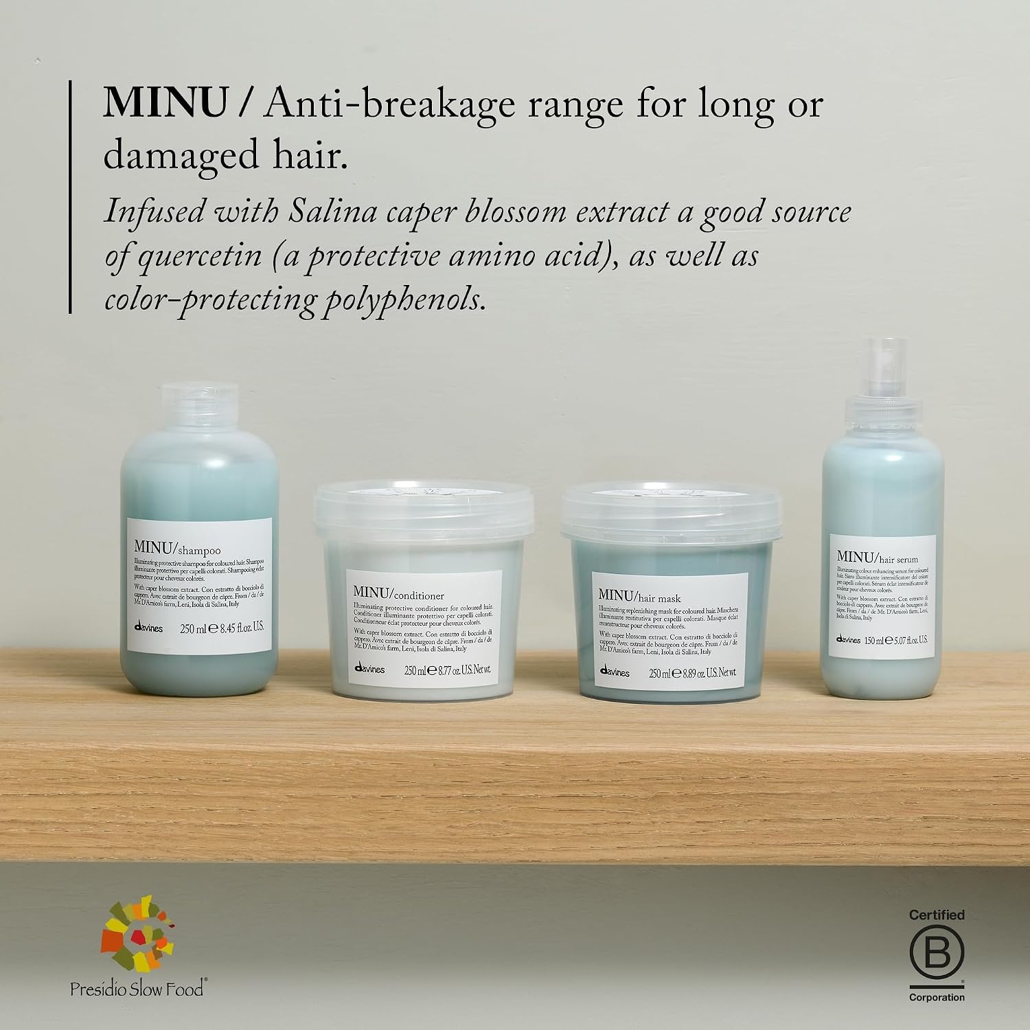 image:imageDavines MINUShampoo Protective amp Illuminating Cleanser for Color Treated Hair Preserves Vibrancy amp Shine with Green Coffee Gentle Formula Keeps Color Bright amp SoftRefill Size