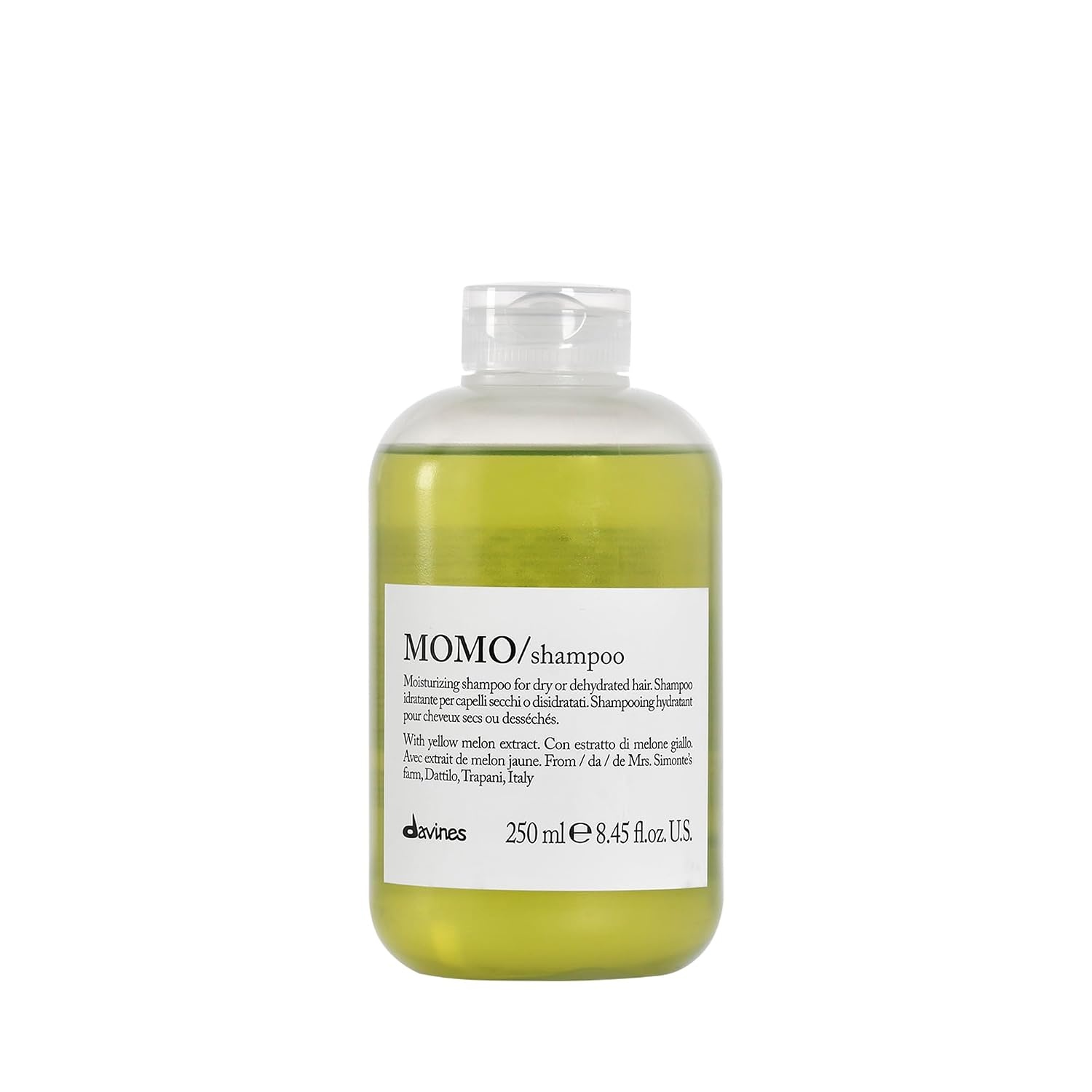 image:imageDavines MOMOShampoo Moisturizing Gel Shampoo for Dry or Dehydrated Hair Deeply Hydrates with Apricots Gentle Cleanser Restores Softness Shine amp MoistureFull Size
