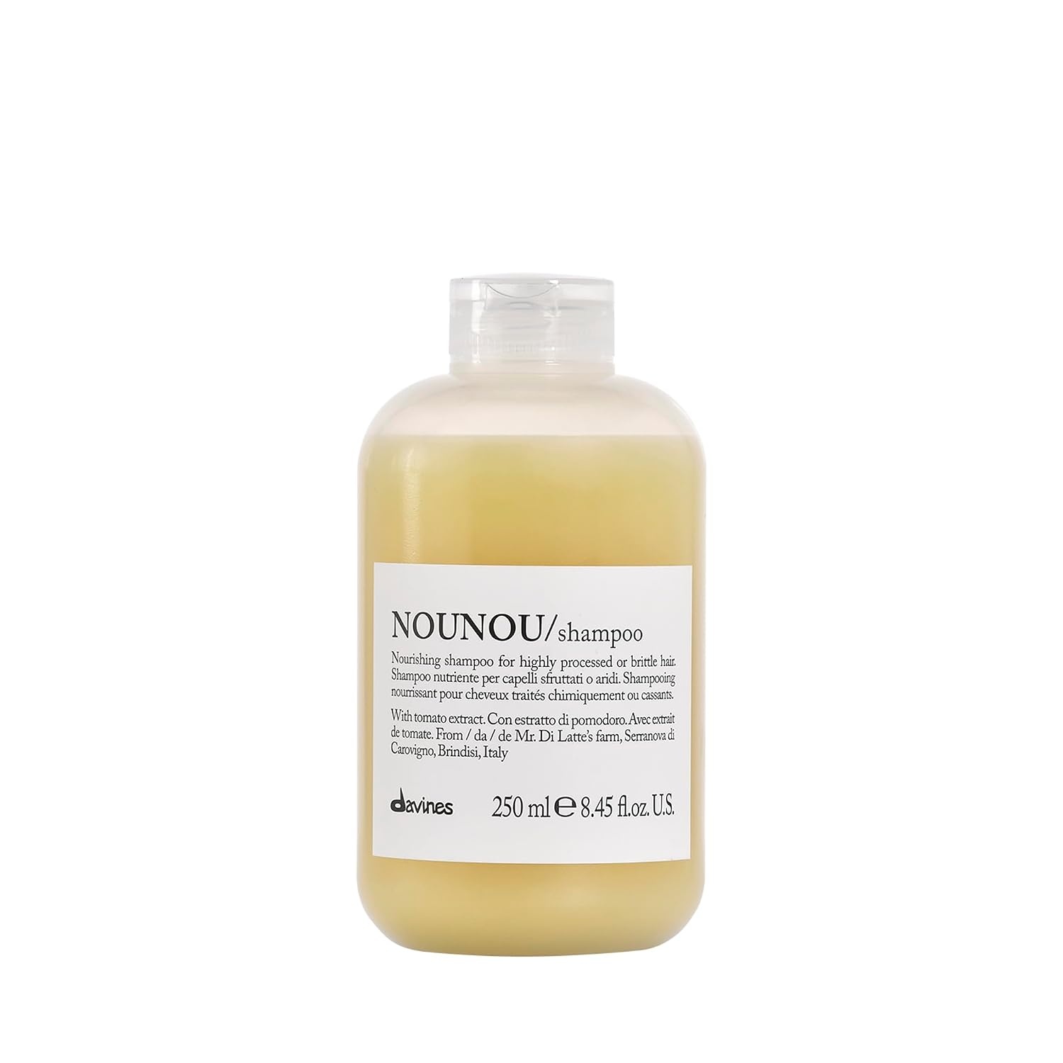 image:imageDavines NOUNOUShampoo Nourishing Cleanser for Damaged Processed or Brittle Hair Restores Natural Softness Shine amp Body with Lupin Hydrates Chemically Treated HairFull Size