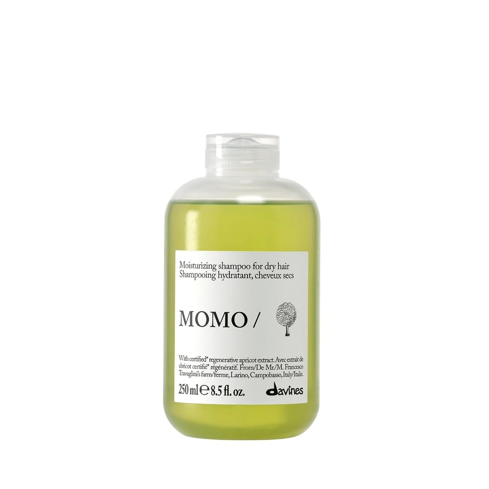 image:imageDavines MOMOShampoo Moisturizing Gel Shampoo for Dry or Dehydrated Hair Deeply Hydrates with Apricots Gentle Cleanser Restores Softness Shine amp MoistureFull Size