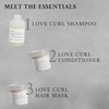 Davines LOVE/Curl Shampoo, Creamy Taming Cleanser for Wavy & Curly Hair – Enhances Elasticity, Volume & Softness – Hydrating Baobab Pulp Formula Defines Curls without Weighing Down(Travel Size)