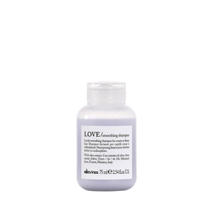 Davines LOVE/Smoothing Shampoo, Gentle Anti-Frizz Cleanser for Frizzy, Coarse or Unruly Hair – Promotes Straightening & Shine – Apple Pulp Formula for Soft, Tamed & Sleek Strands(Travel Size)