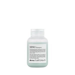 Davines MINU/Shampoo, Protective & Illuminating Cleanser for Color Treated Hair – Preserves Vibrancy & Shine with Green Coffee – Gentle Formula Keeps Color Bright & Soft(Travel Size)