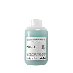 Davines MINU/Shampoo, Protective & Illuminating Cleanser for Color Treated Hair – Preserves Vibrancy & Shine with Green Coffee – Gentle Formula Keeps Color Bright & Soft(Full Size)
